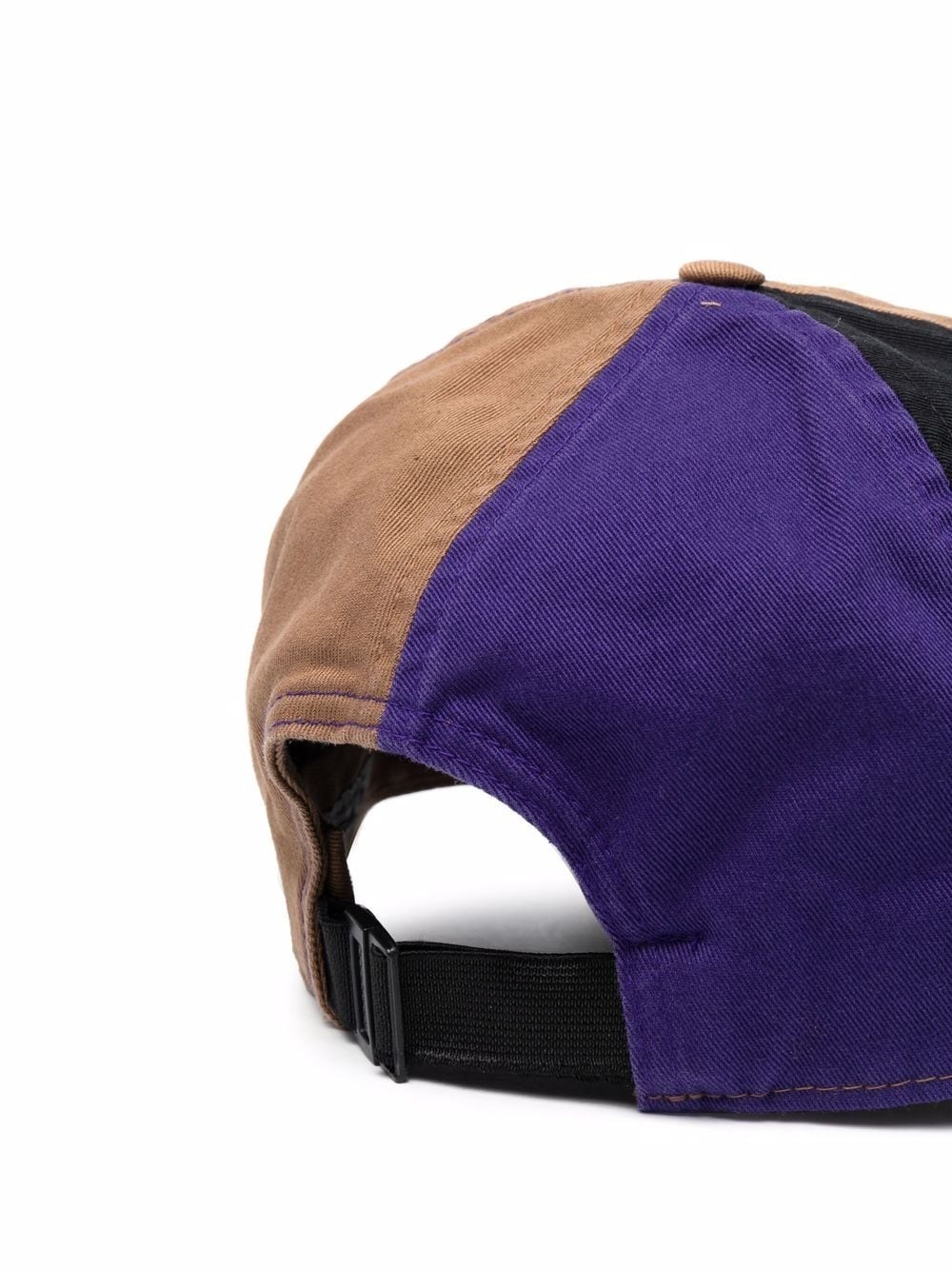 colour-block cotton cap - 2