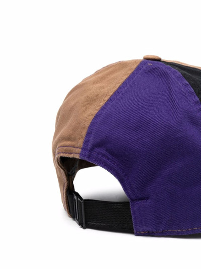 Carhartt colour-block cotton cap outlook