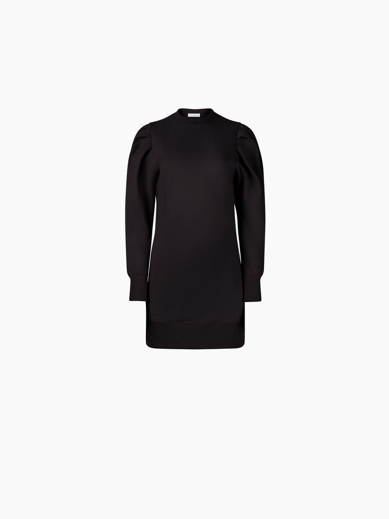 SWEATER DRESS WITH RUCHED SLEEVES 5
