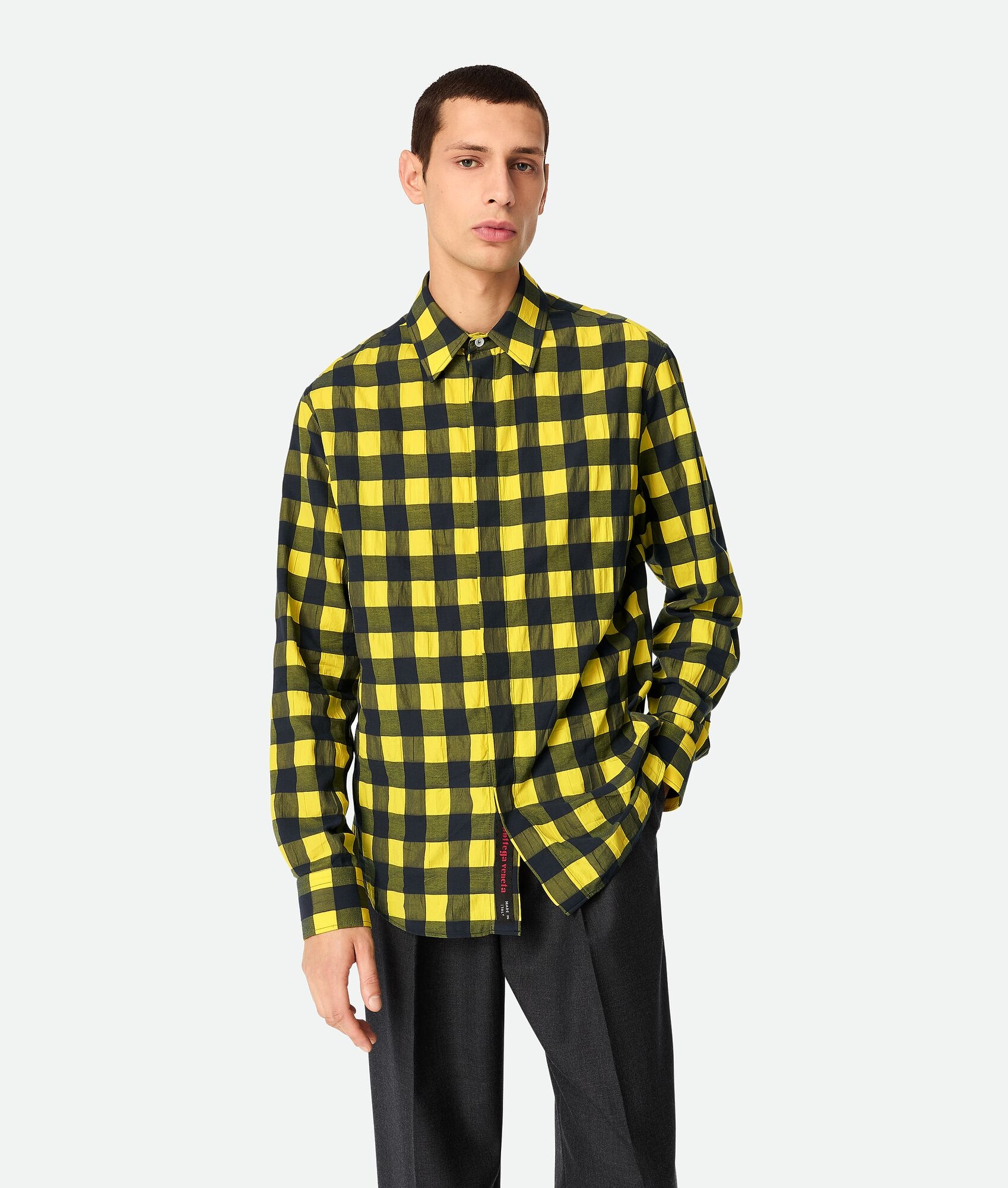 Gingham Cotton Shirt - 1
