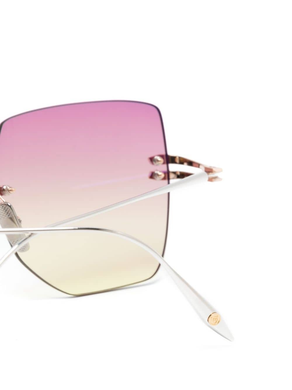 Embra titanium rimless sunglasses - 3