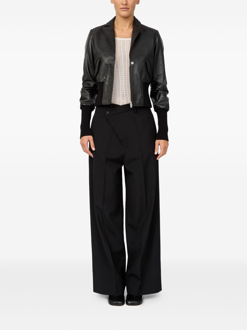 MM6 Maison Margiela leather jacket outlook