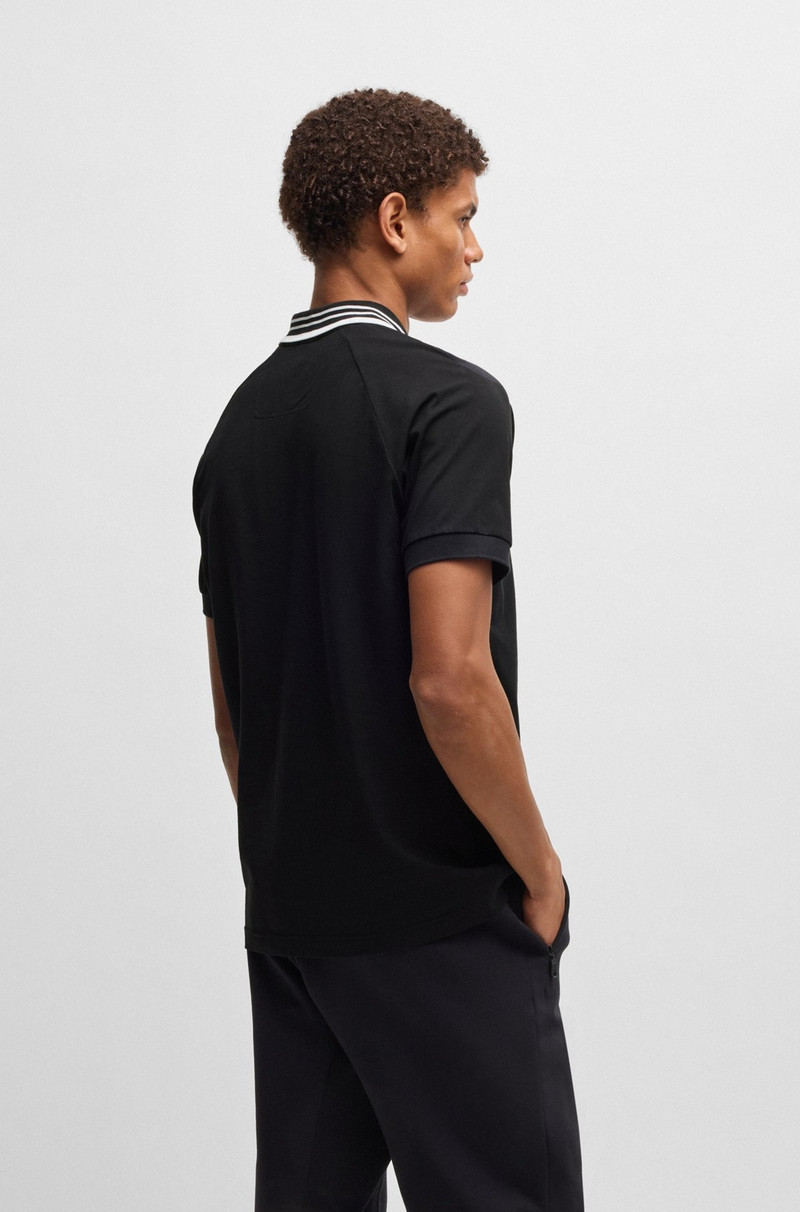 PADDY STRETCH-COTTON POLO SHIRT 와 STRIPED COLLAR 5