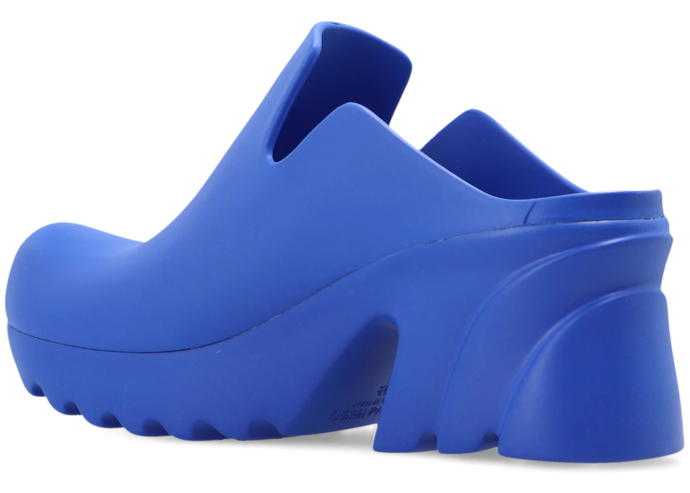 Bottega Veneta Rubber Flash Mules Navy Blue (Women's) - 2