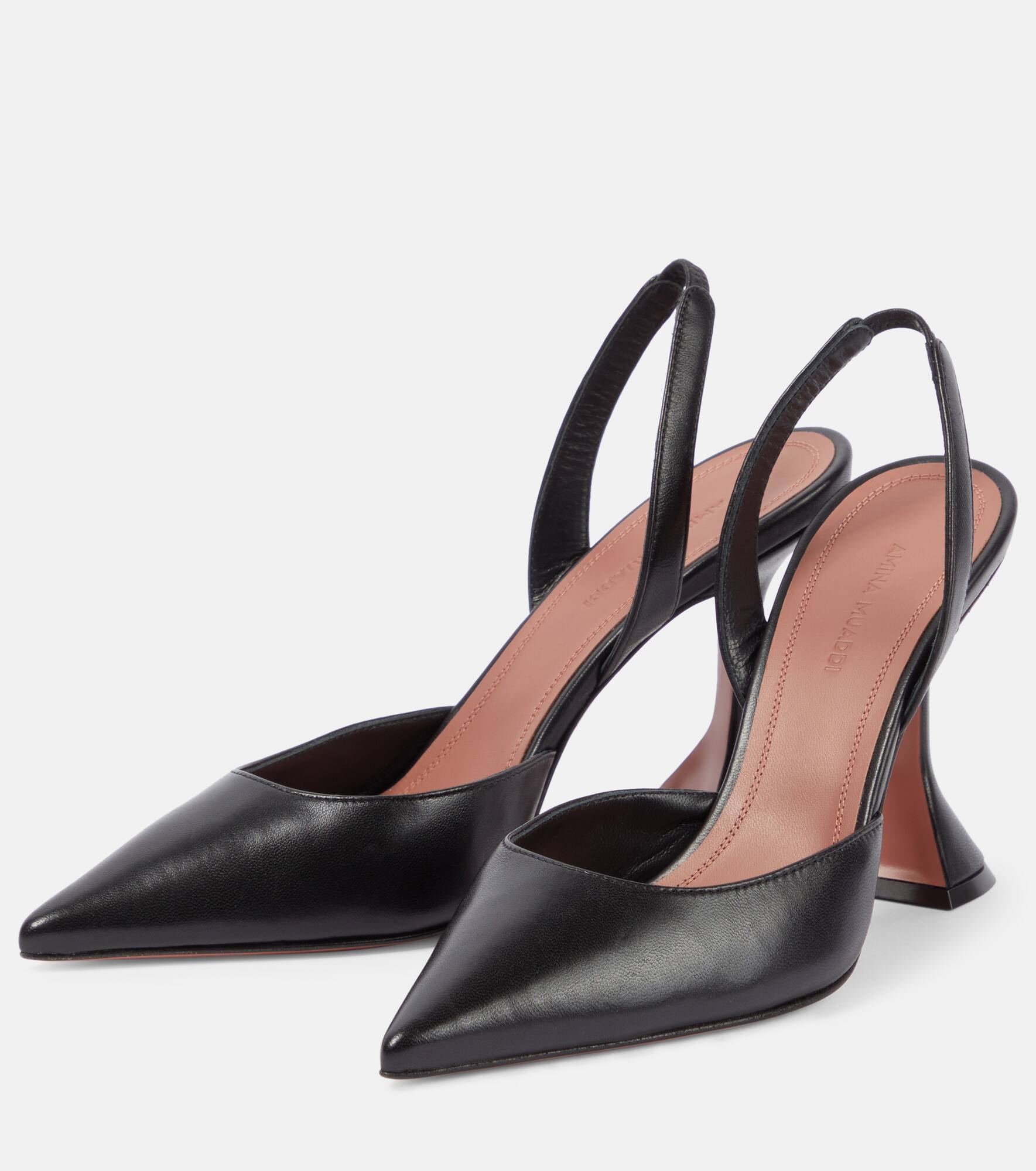 Holli leather slingback pumps - 5