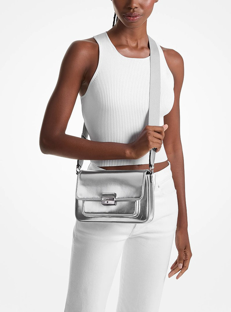 Bradshaw Medium Metallic Messenger Bag 4
