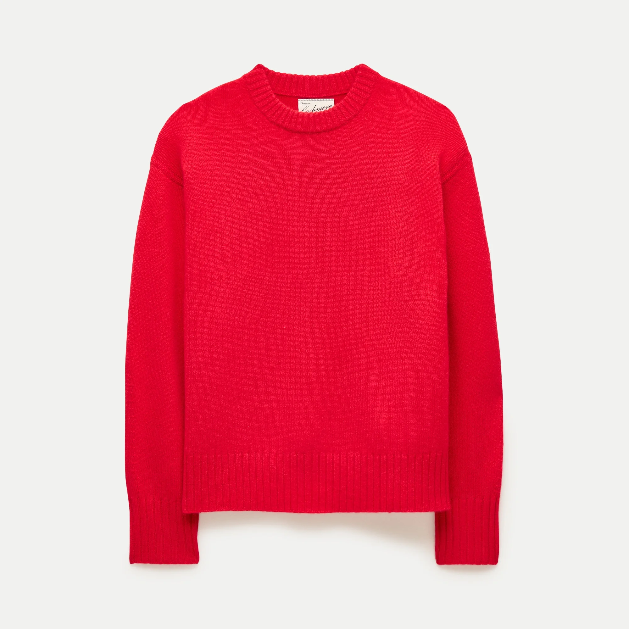 Oversized cashmere crewneck sweater - 1