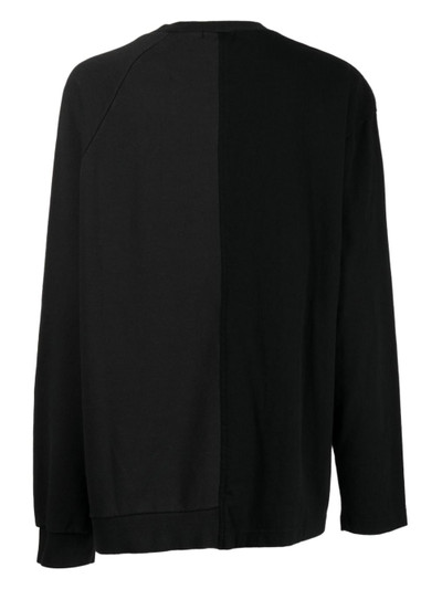 UNDERCOVER ribbed cotton sweatshirt outlook