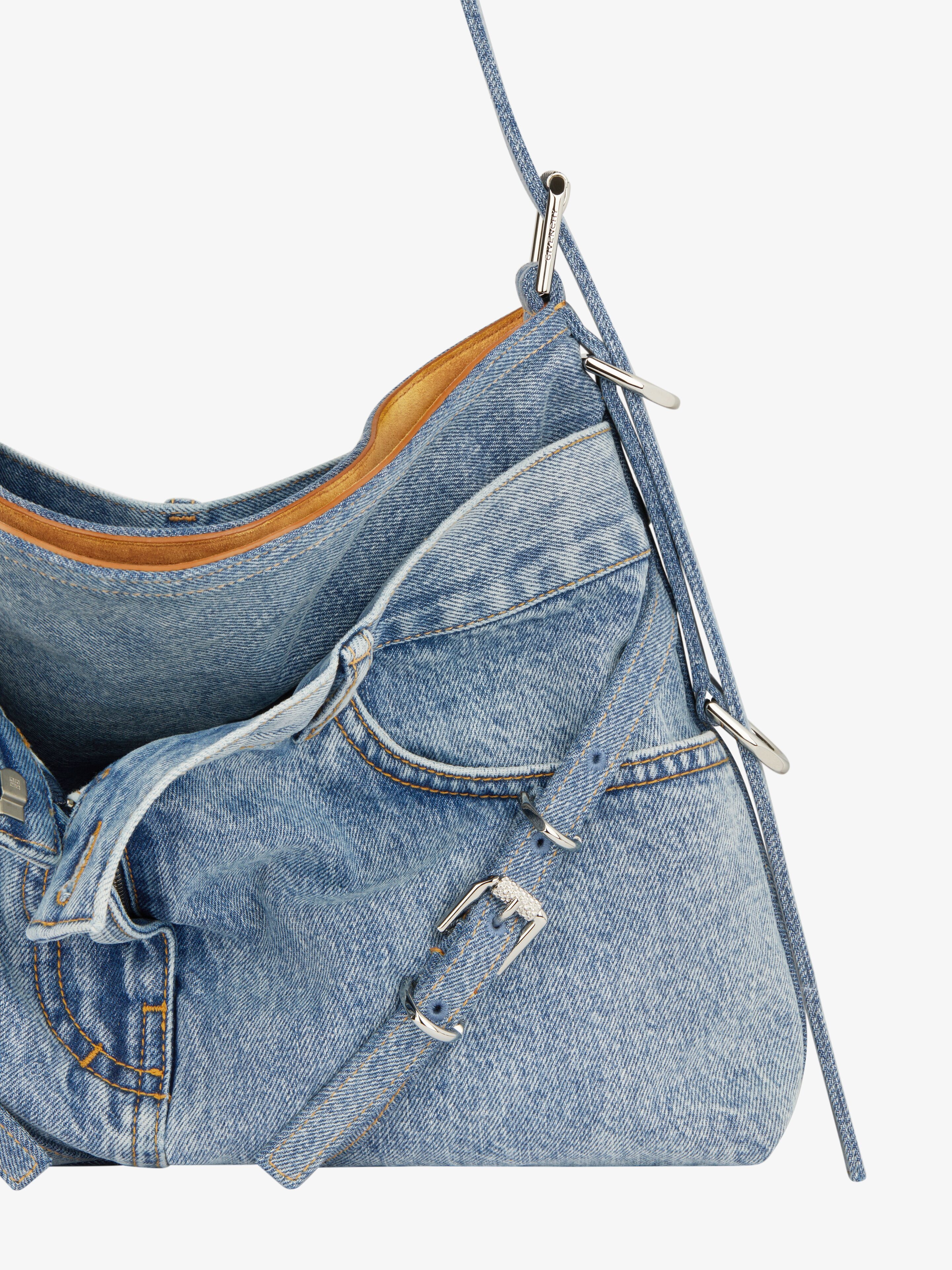 MEDIUM VOYOU BOYFRIEND BAG IN JEANS - 5