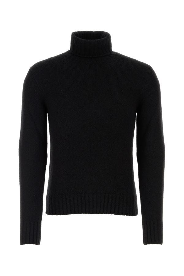 Tom Ford Man Black Cashmere Blend Sweater - 1