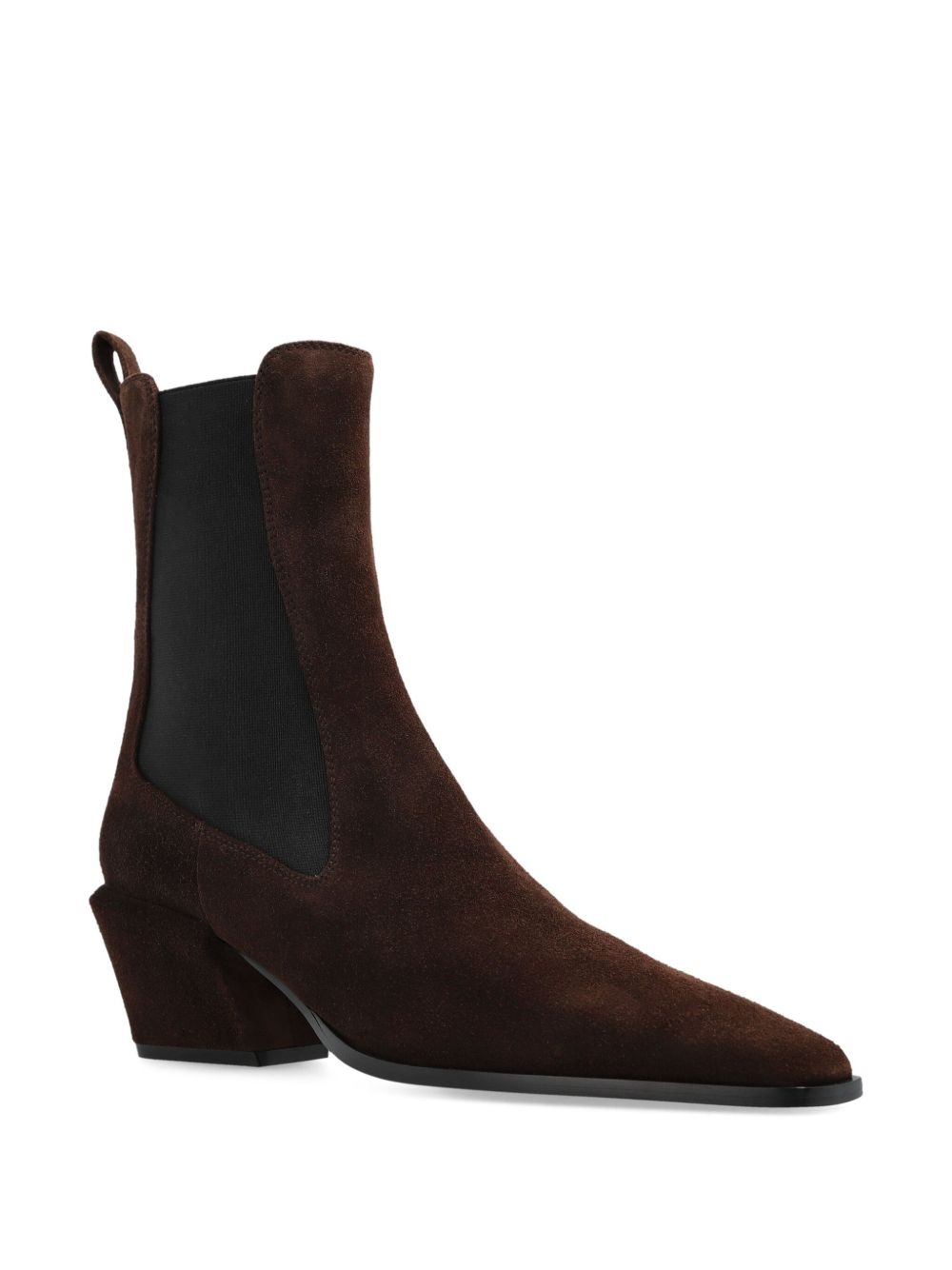 pointed-toe block-heel boots - 2