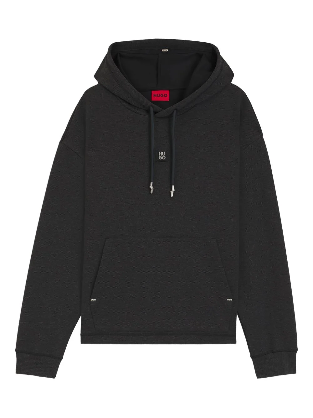 drawstring logo-detail hoodie - 1
