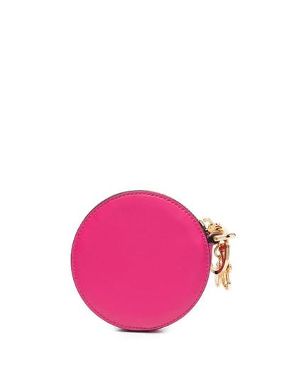 Moschino logo-lettering round coin purse outlook