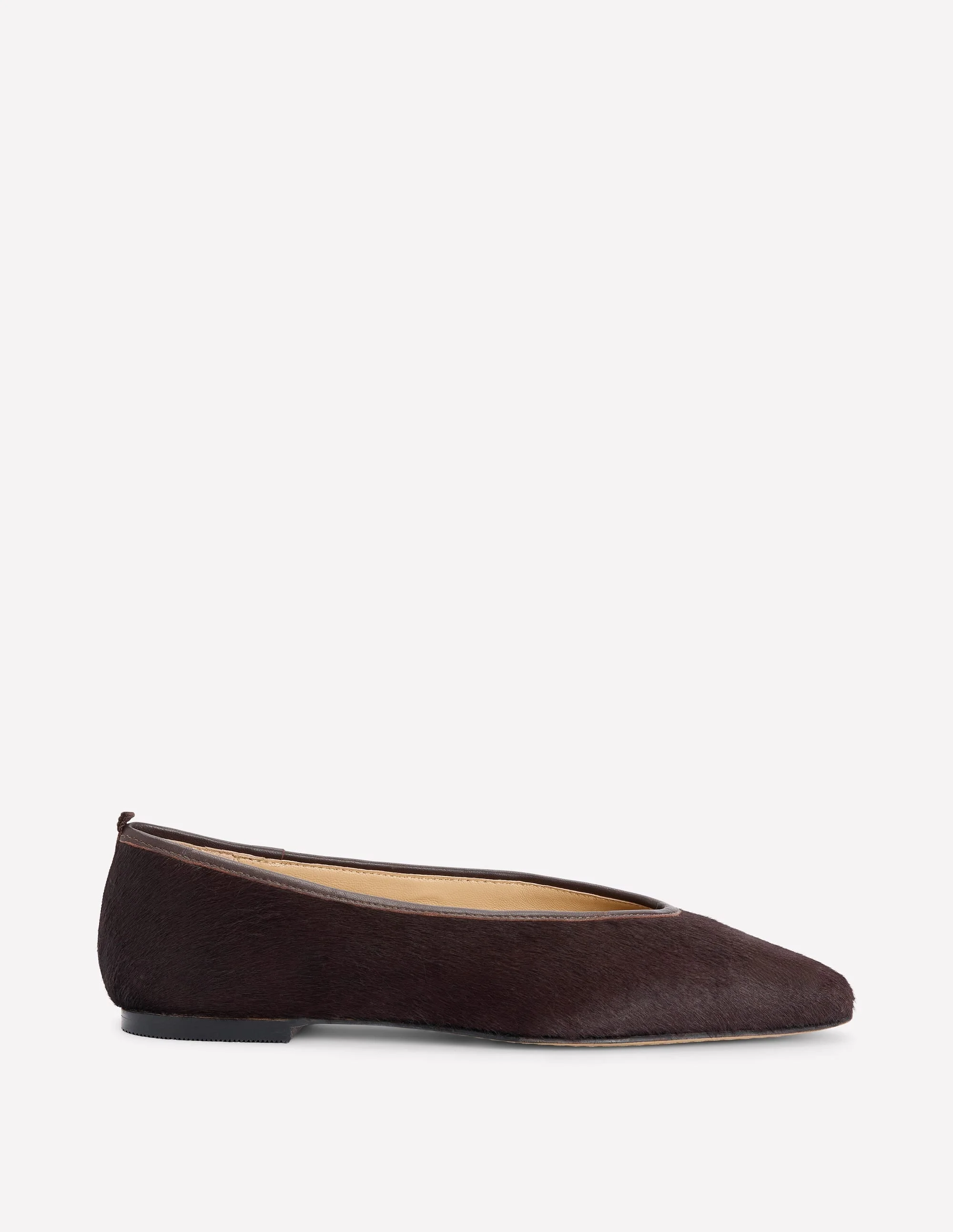 Nadia Chisel Toe Flats-Bitter Chocolate - 1
