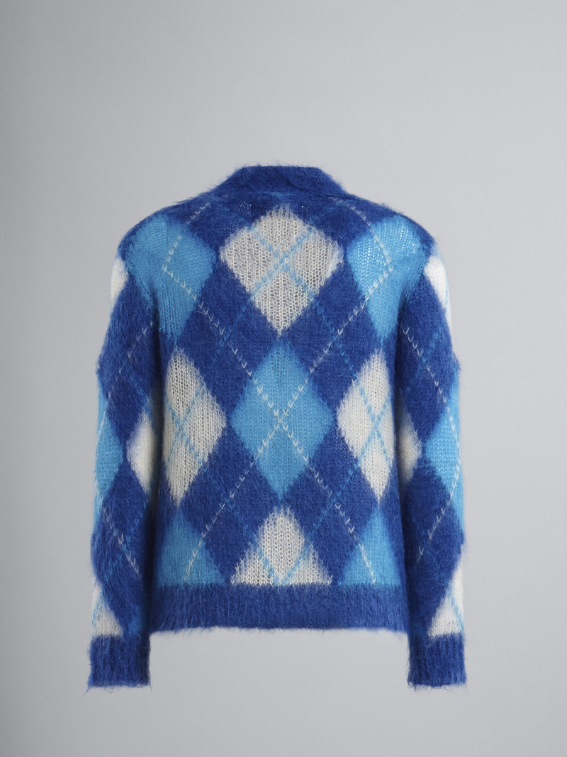ICONIC MOHAIR ARGYLE CARDIGAN 3
