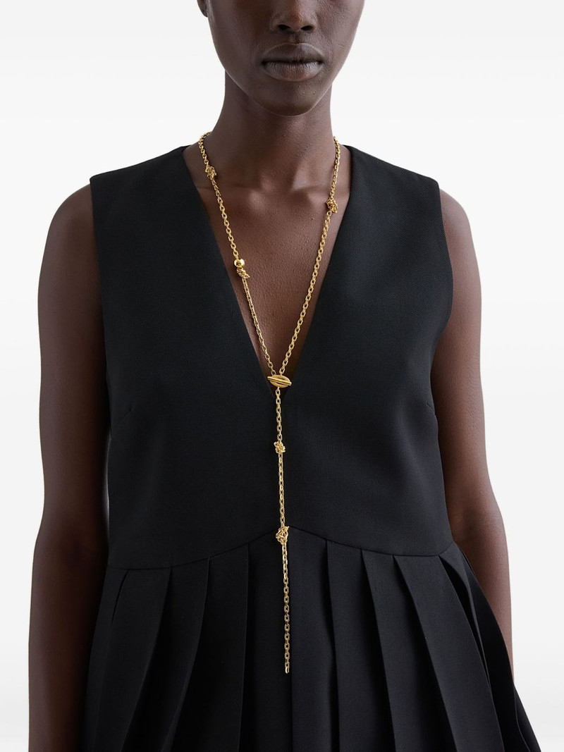 Jil Sander knotted-chain necklace outlook