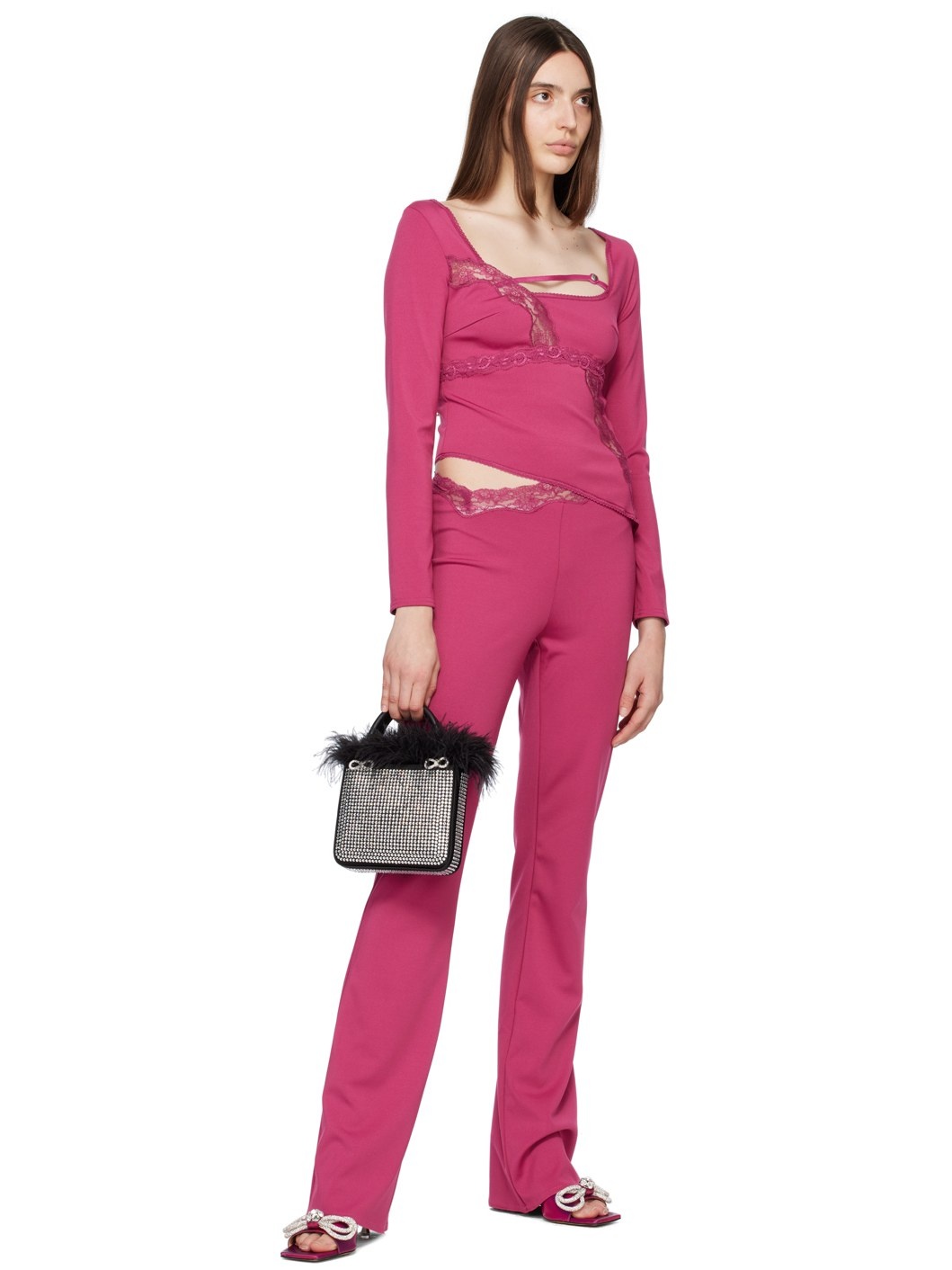 SSENSE Exclusive Purple Asymmetric Blouse - 4