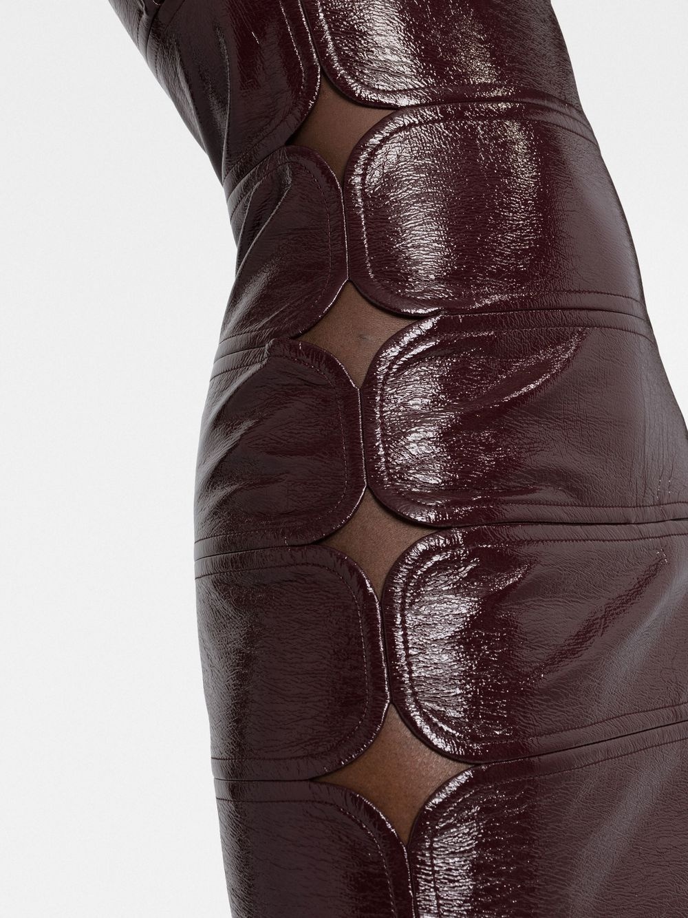 sleeveless panelled minidress - 5
