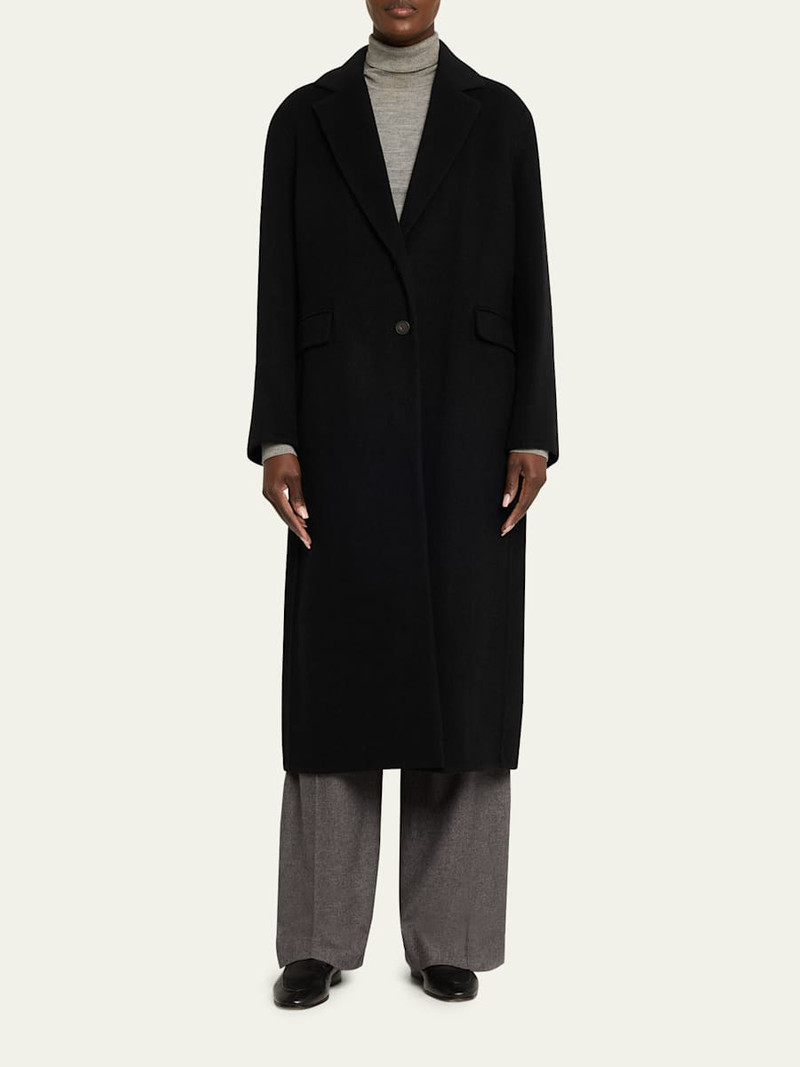 Vince Cashmere-Wool Single-Breasted Coat outlook