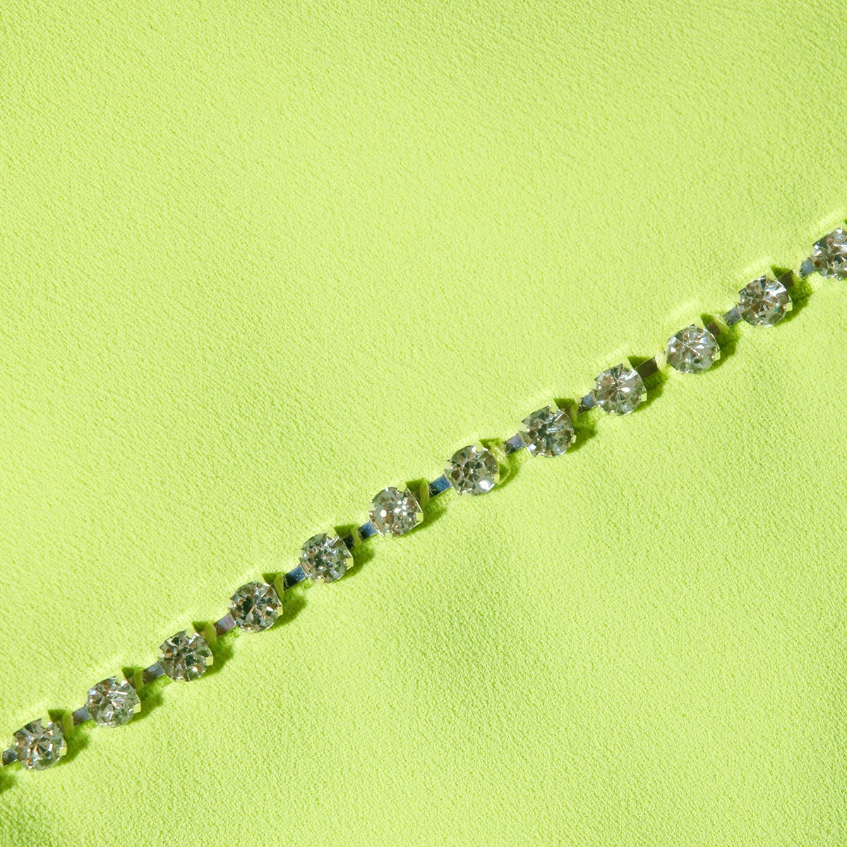 Lime Crepe Bow Midi Dress - 6