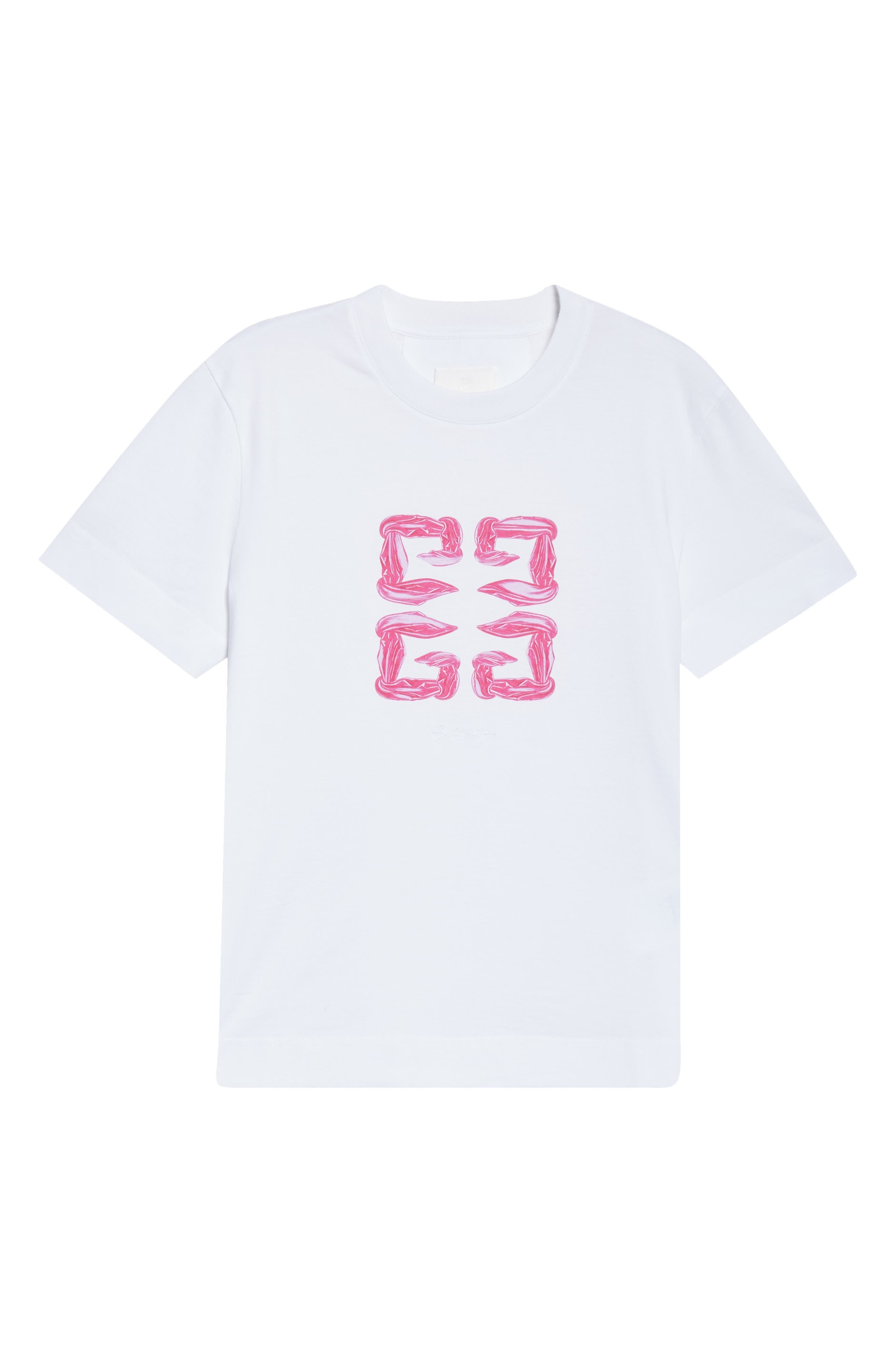 Givenchy Slim Fit 4G Logo Graphic T-Shirt in White at Nordstrom - 6