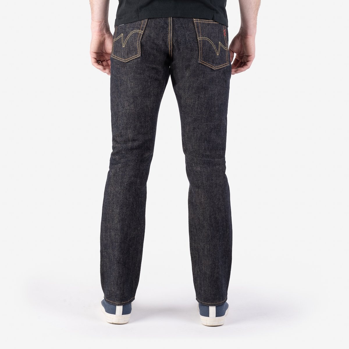 IH-888-SST 21oz Shinayaka Selvedge Denim Medium/High Rise Tapered Cut Jeans - Indigo - 3