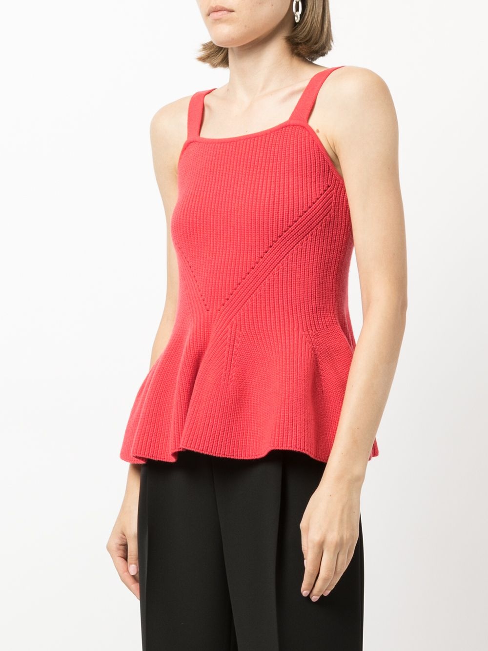 wool peplum top - 3