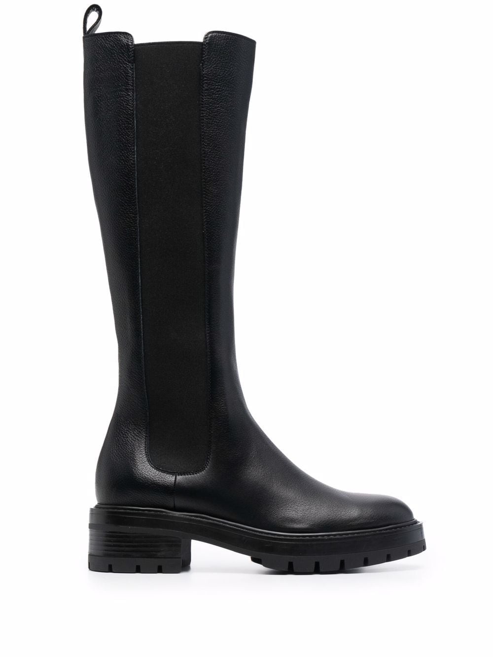 mid-calf leather boots - 1