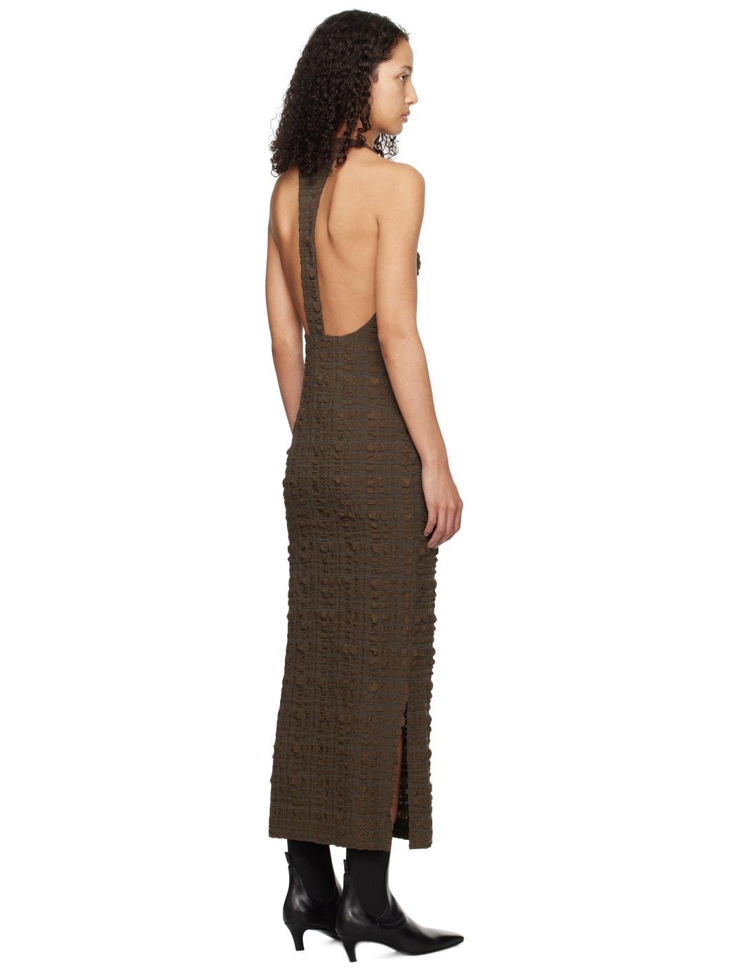 Brown Sterre Midi Dress - 3