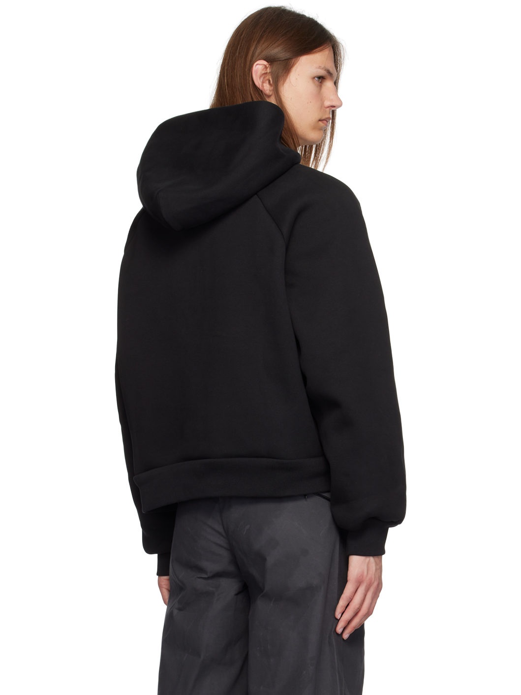【プロフ必読】ロッキー HYEON pepper gilet /black Seventh Black Half-Zip Hoodie | REVERSIBLE