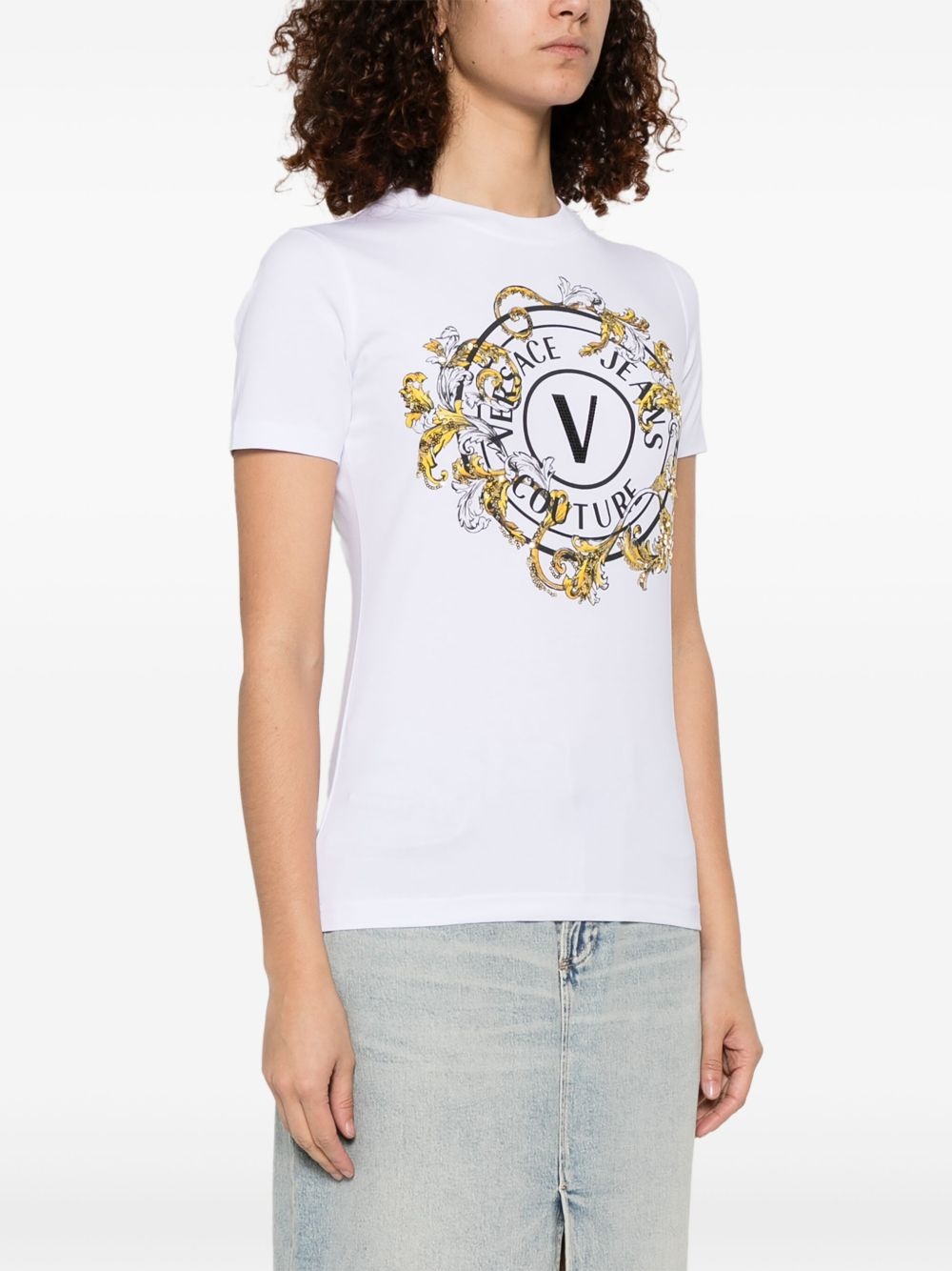 logo-print T-shirt - 3
