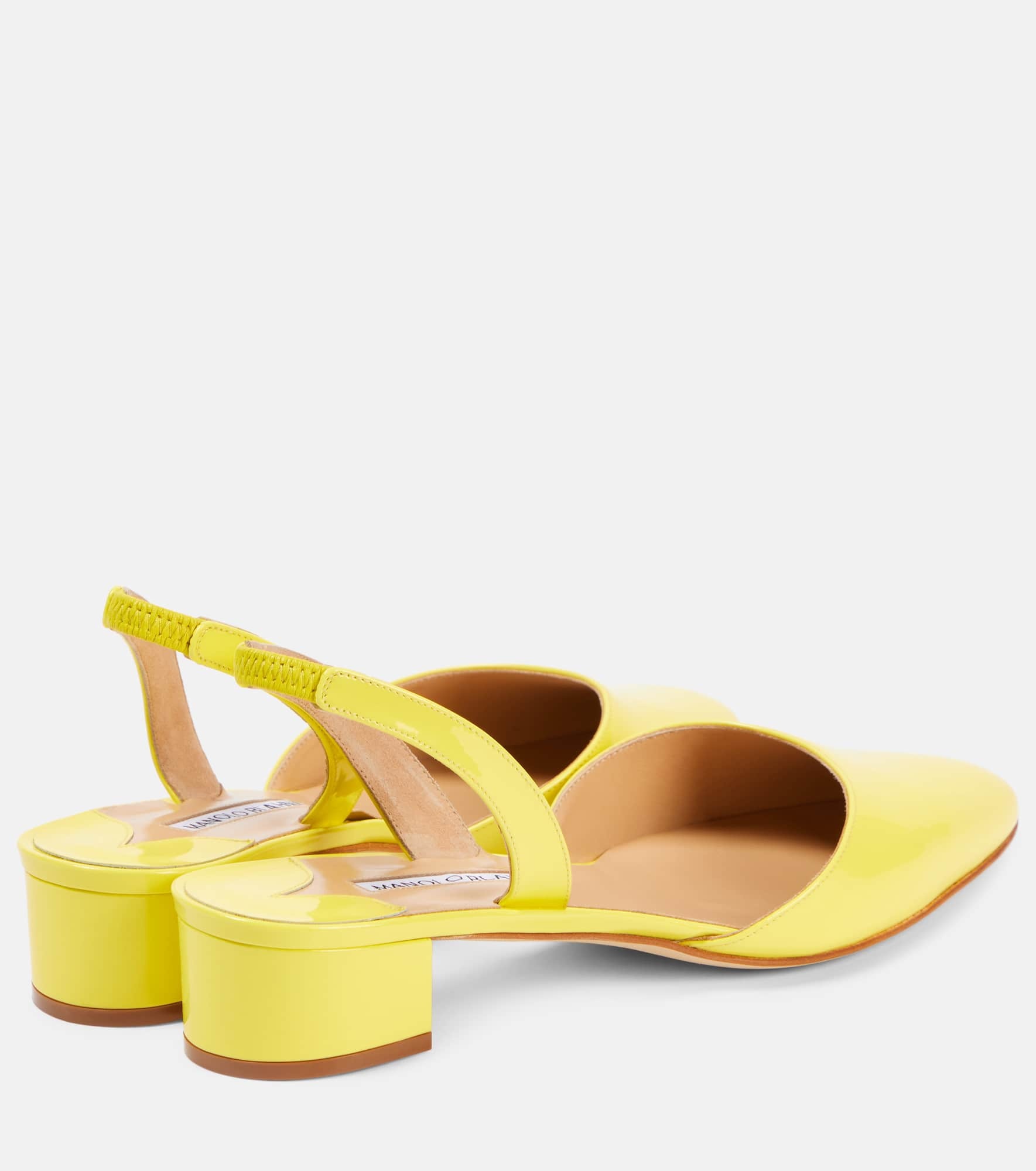 Aspro 30 patent leather slingback pumps - 2