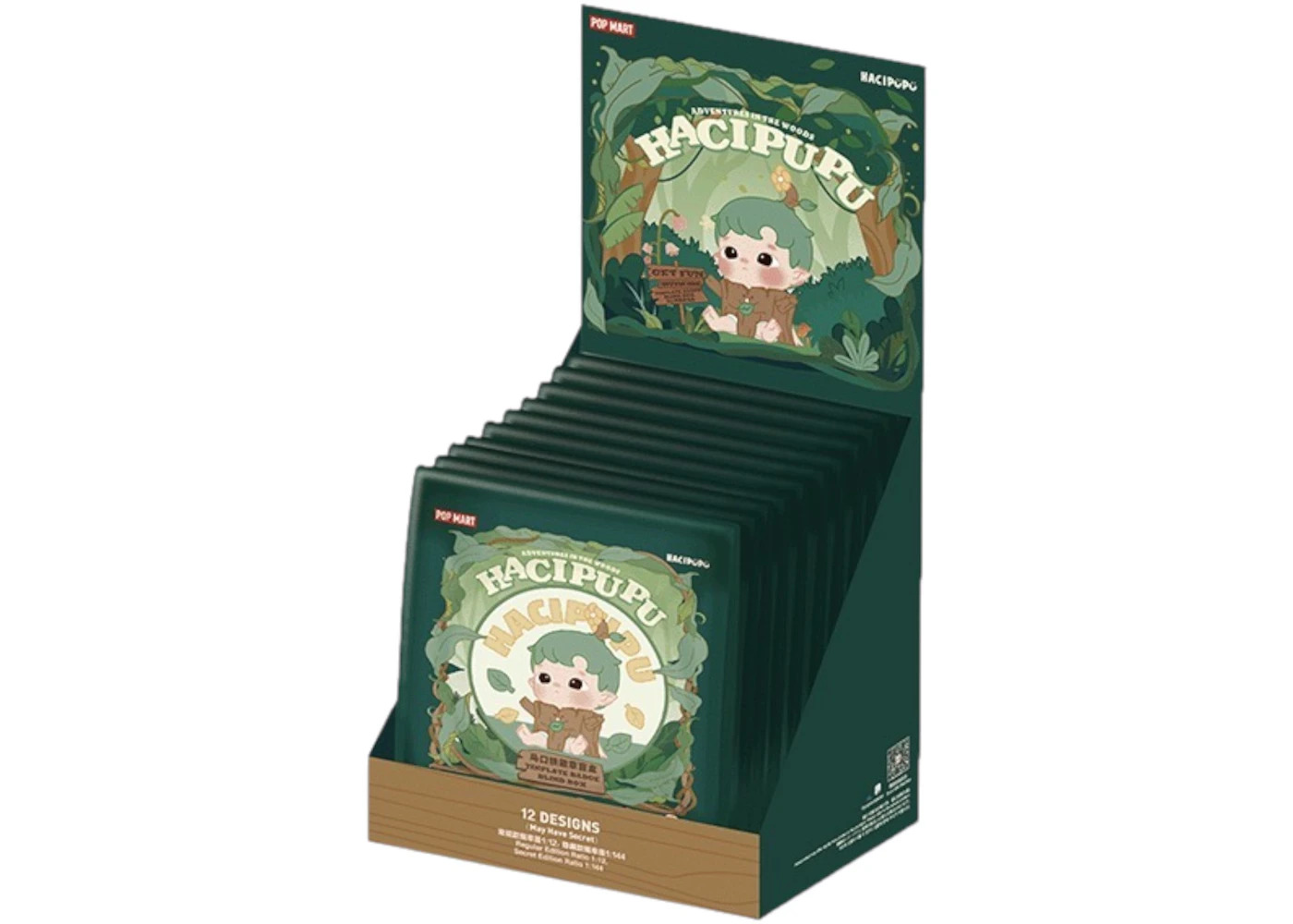 Pop Mart HACIPUPU Adventures In The Woods Series Tinplate Badge Sealed Case (12 Blind Box) - 1