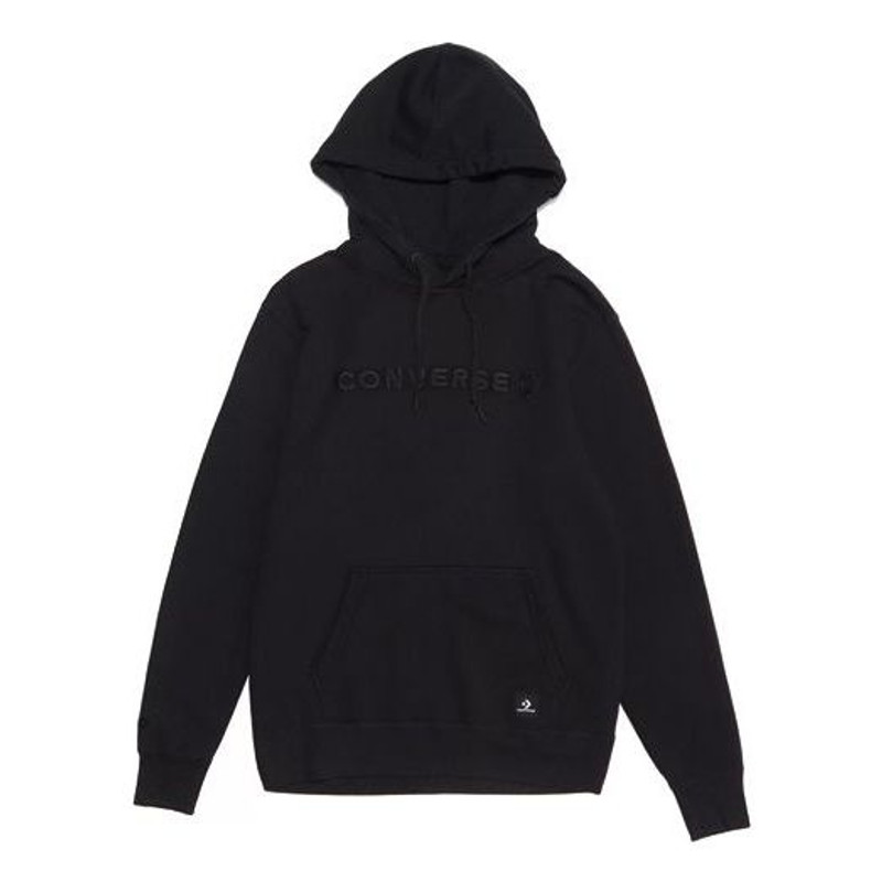 Converse Essentials Pullover Hoodie 'Black' 10008356-A01 - 1