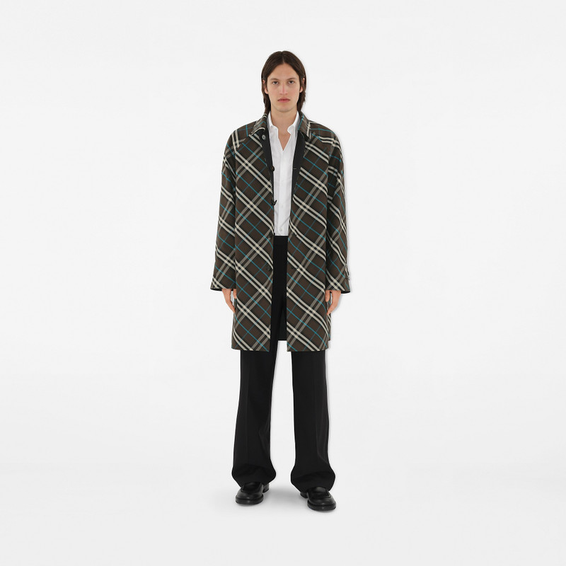 Burberry Long Reversible Gabardine Car Coat outlook