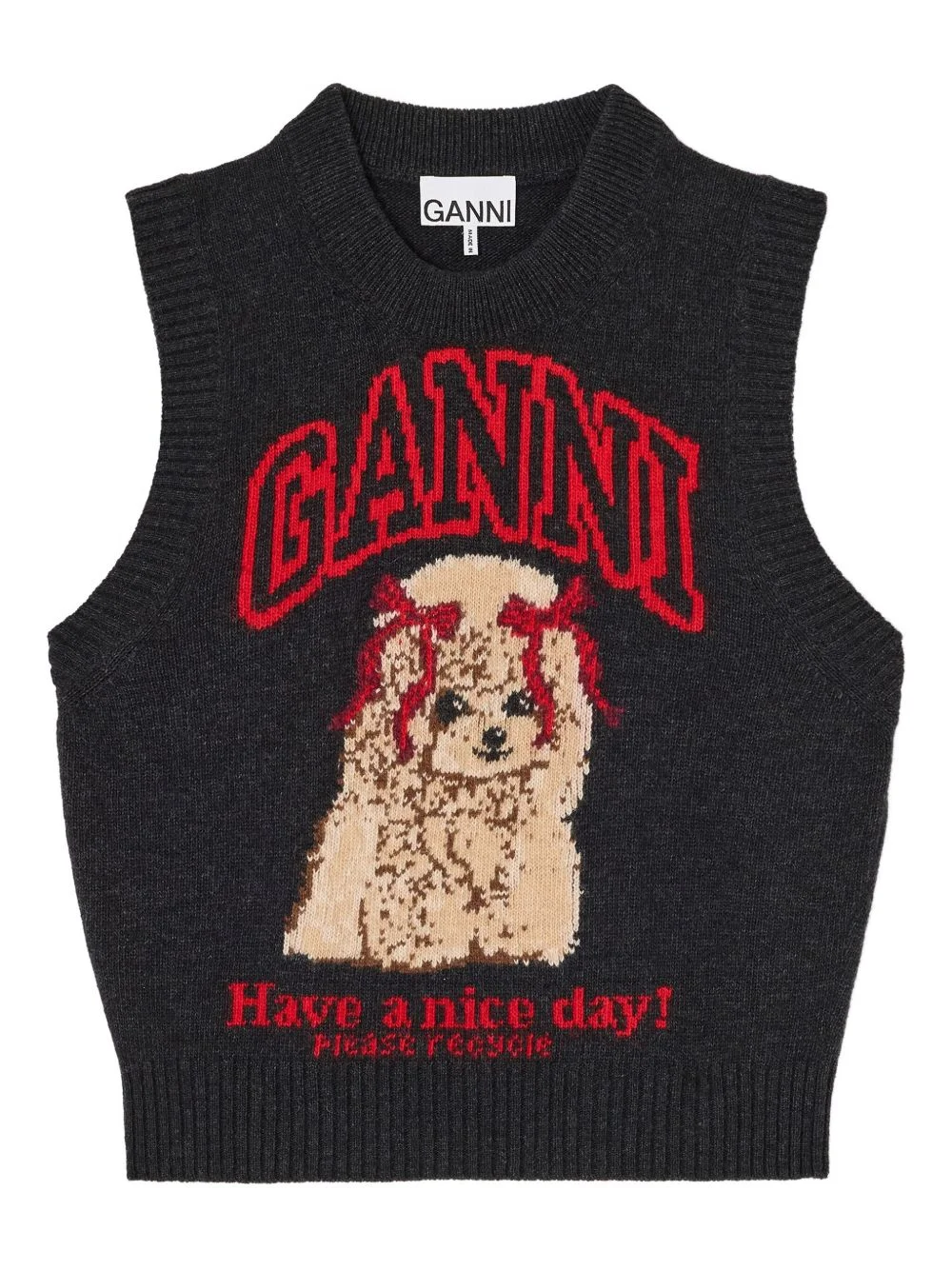 Ganni Women Wool Vest - 1