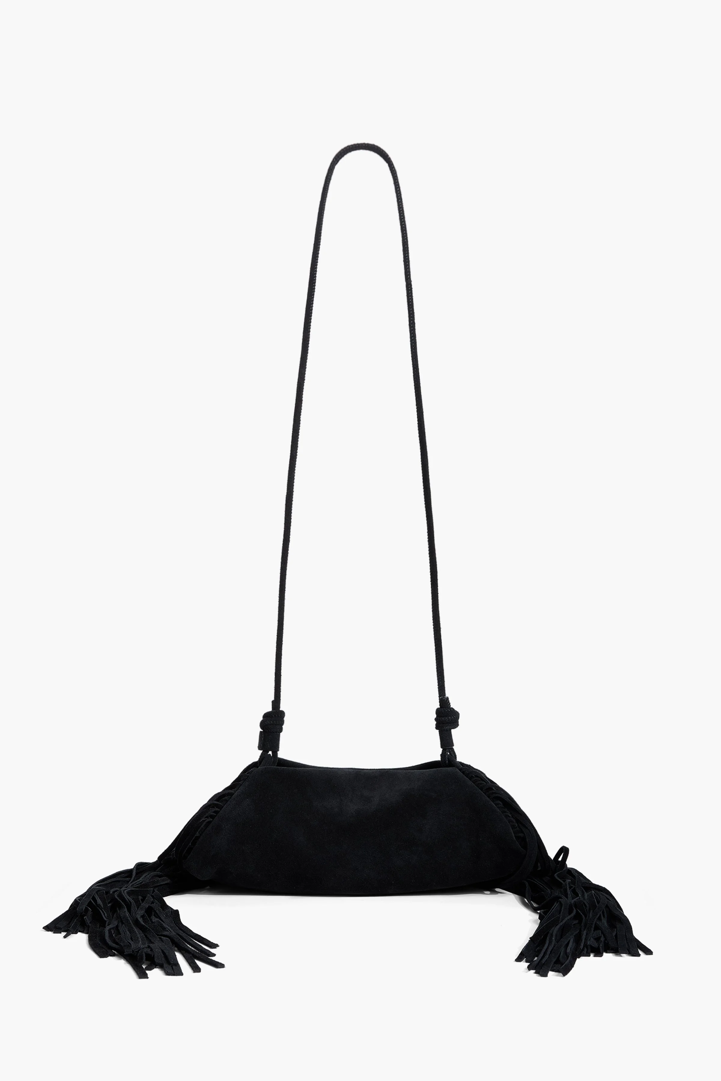 ORIGAMI WITH FRINGE MINI BAG - 1