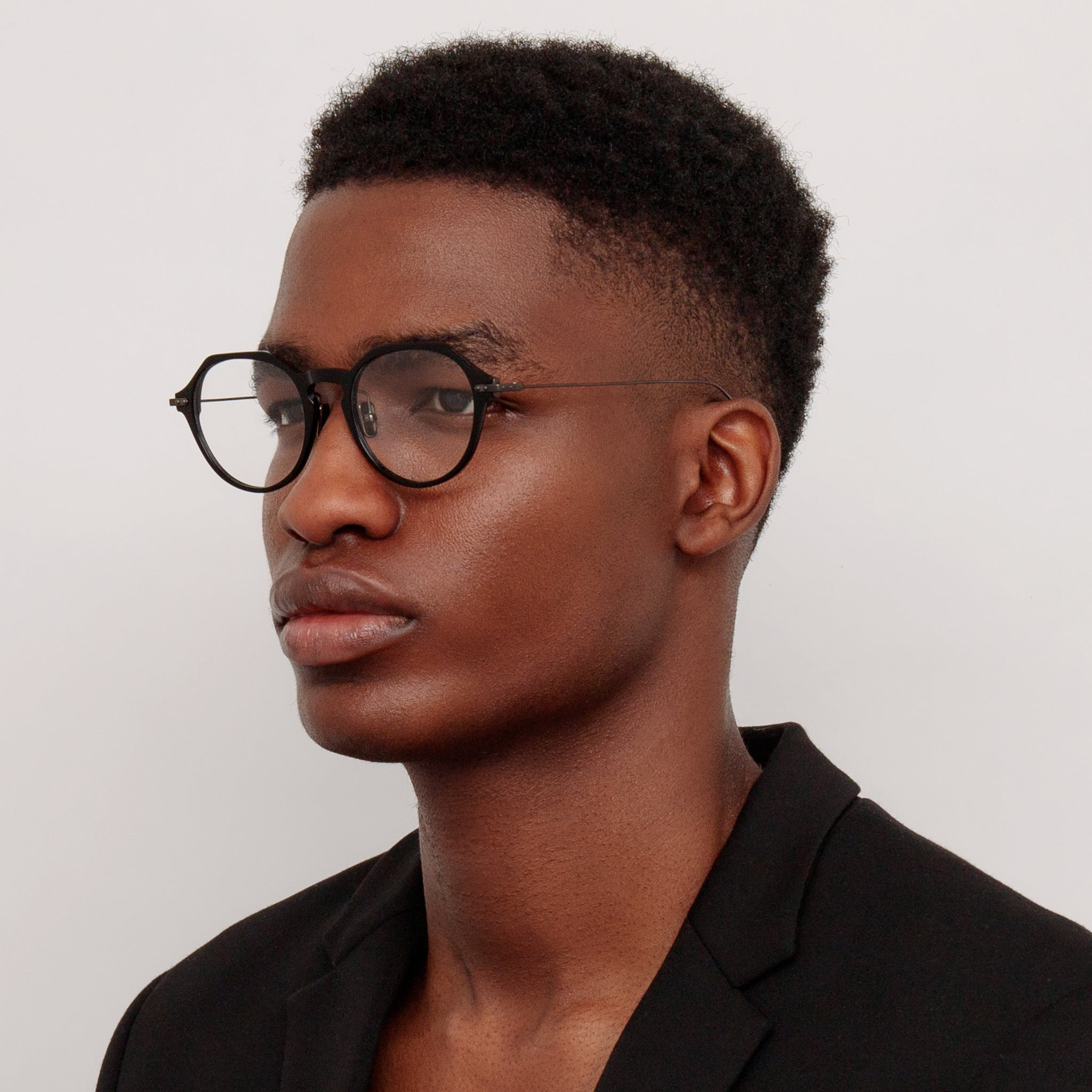 WREN OVAL OPTICAL A FRAME IN BLACK AND NICKEL - 6