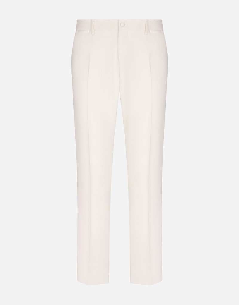 Stretch wool tuxedo pants 1
