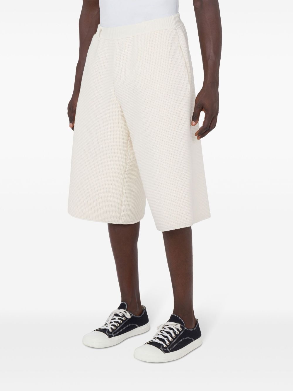 waffle-knit shorts - 2