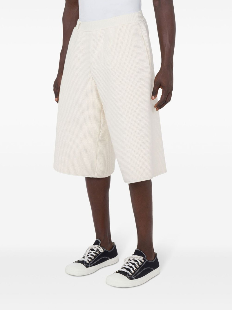 Moschino waffle-knit shorts outlook