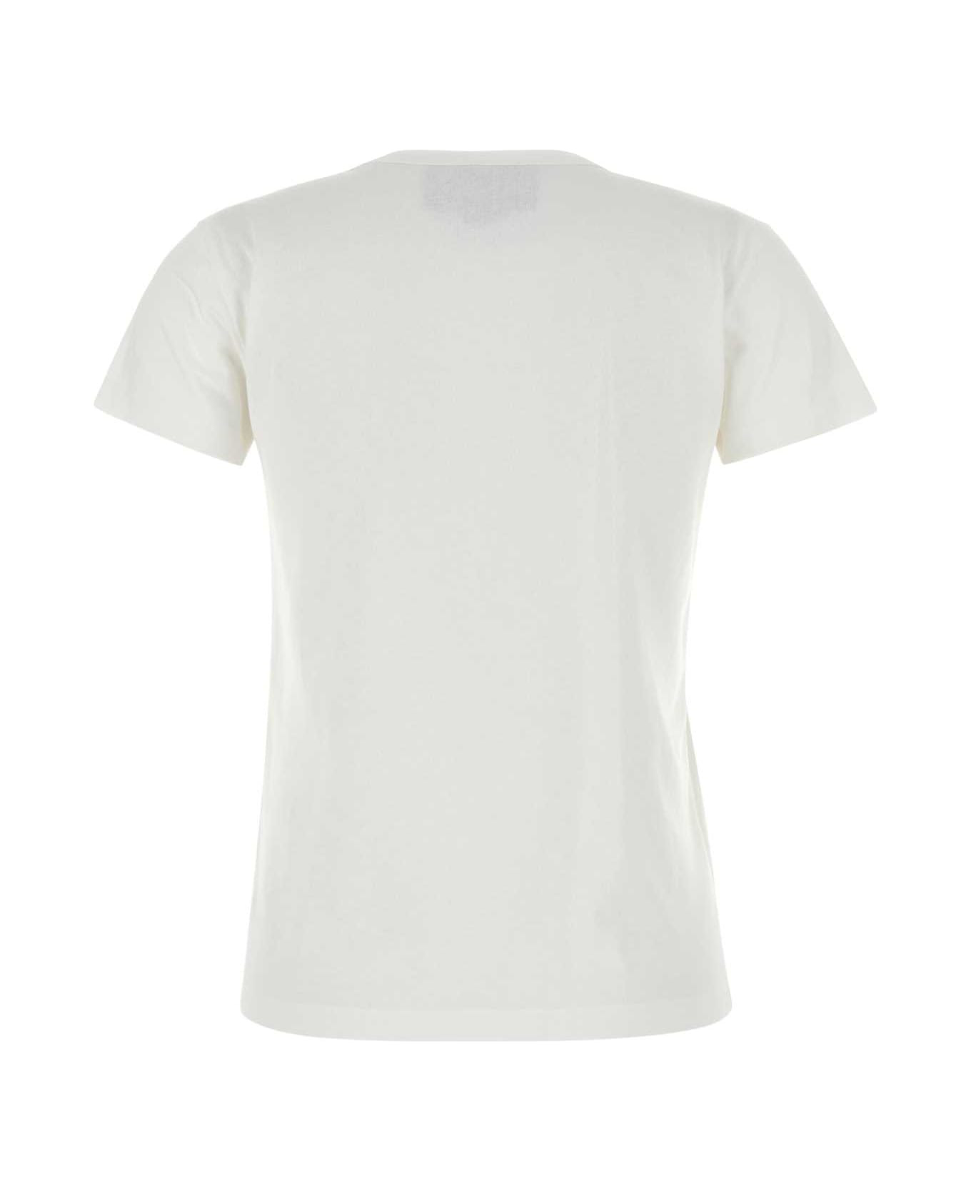 White Silk T-shirt - 2