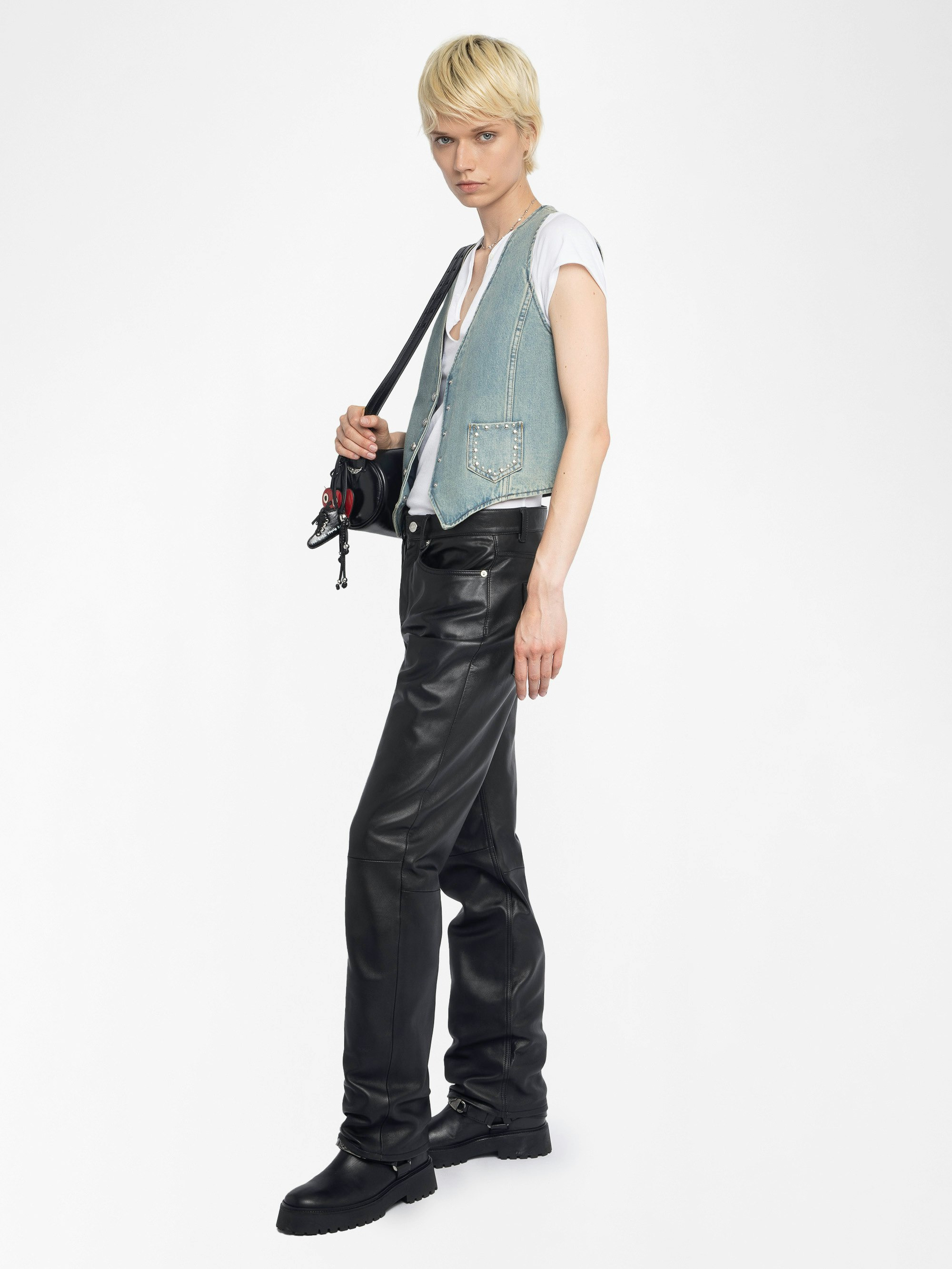 Gillier Denim Vest - 4