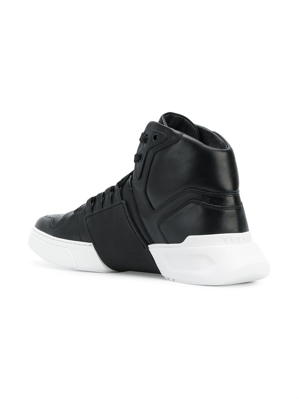 Medusa strap hi-top sneakers - 3