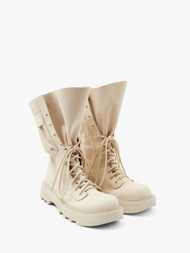 JW Anderson COMBAT LEATHER BOOTS outlook