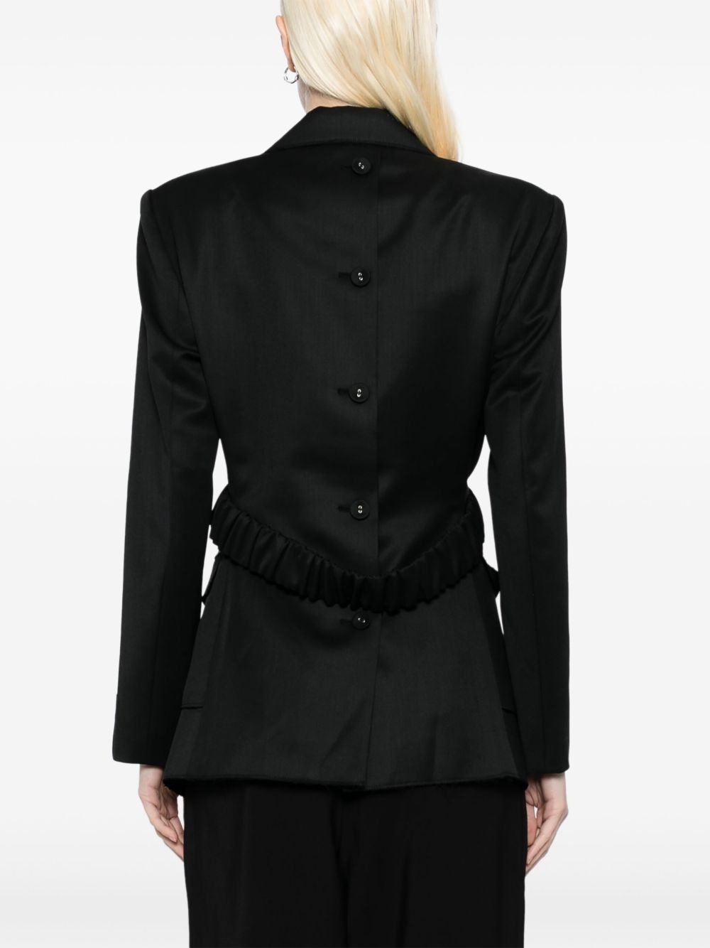 double layered blazer - 4