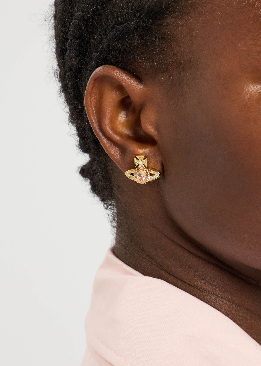 Vivienne Westwood Ariella orb Crystal-embellished Stud Earrings - 2