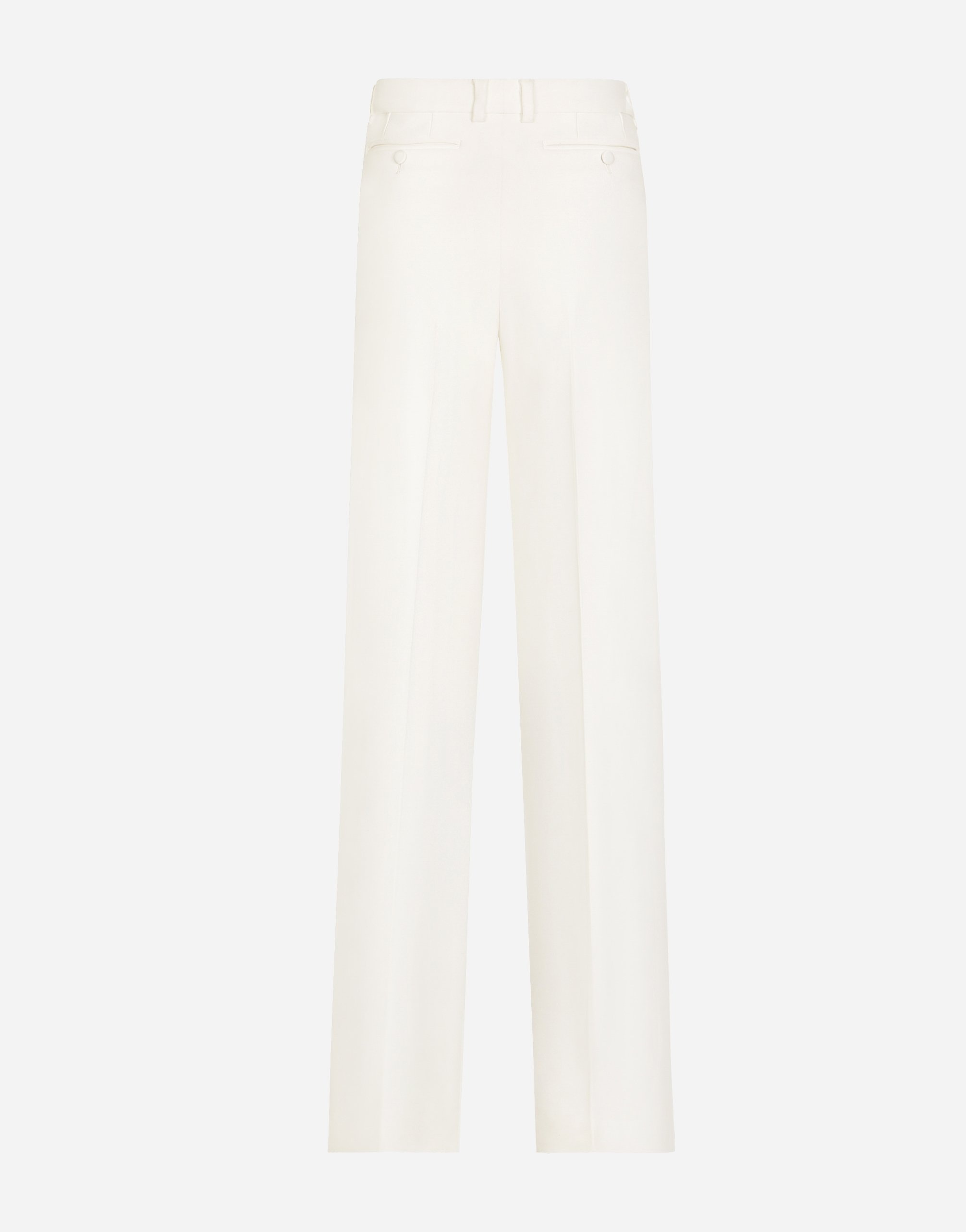 Flared double crepe pants - 2