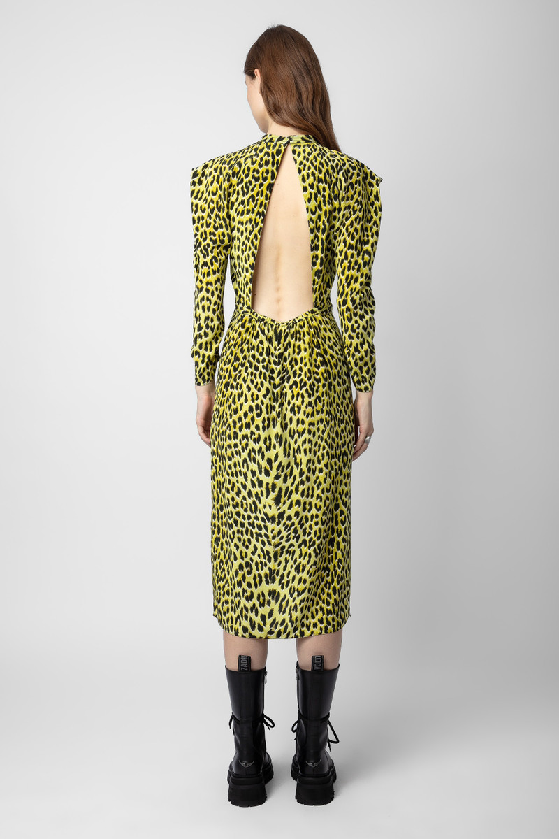 Racyl Leopard Silk Dress 5