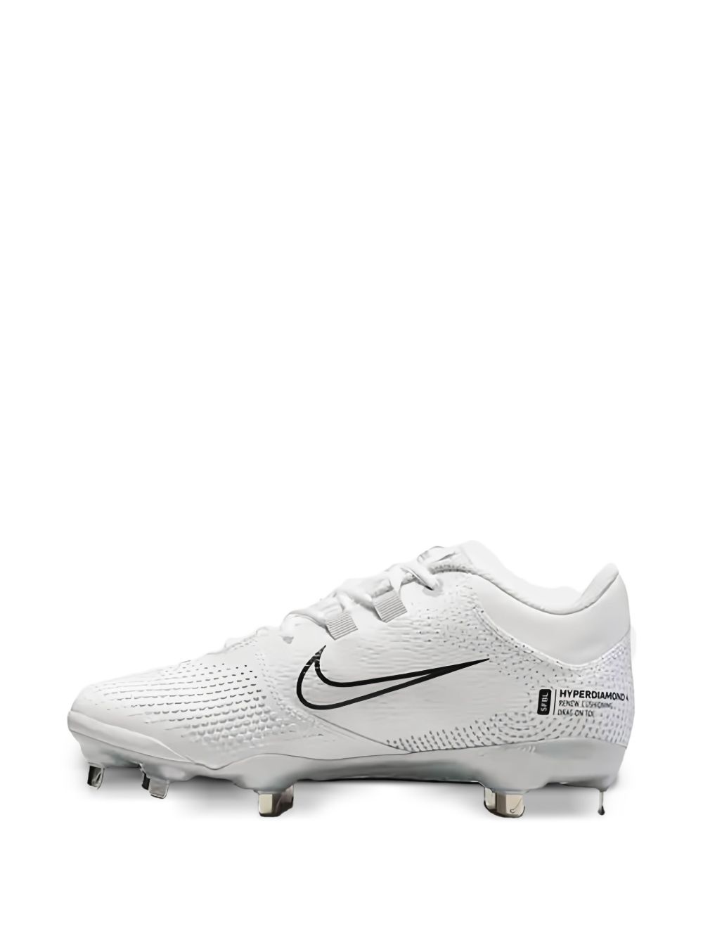 Hyperdiamond 4 Pro "White/Black" softball cleats - 2
